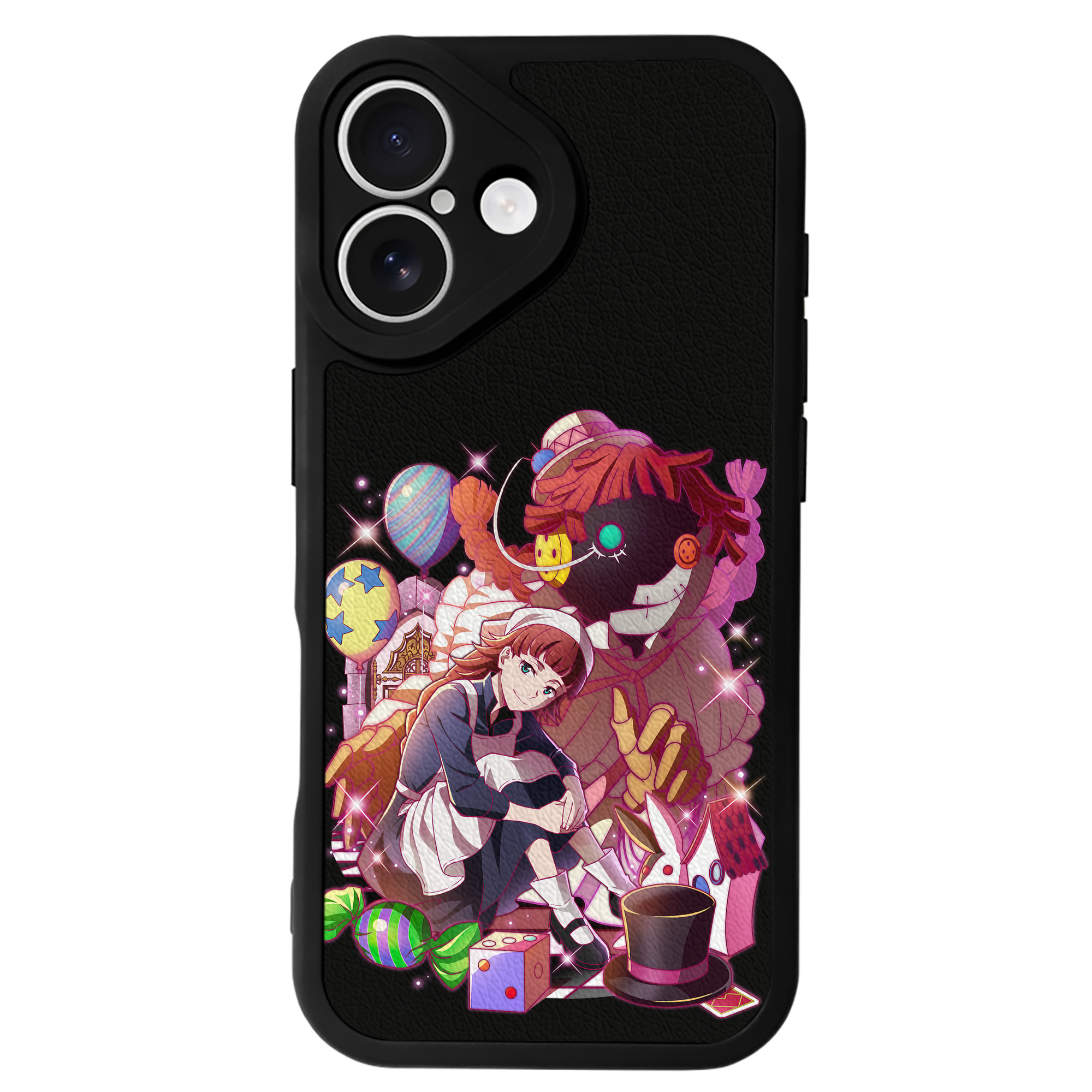 （画像用） 文豪ストレイドッグス Bungo Stray Dogs 【iPhone 16シリーズ対応】シリコンスマホケース（レザー調） 材質：シリコン